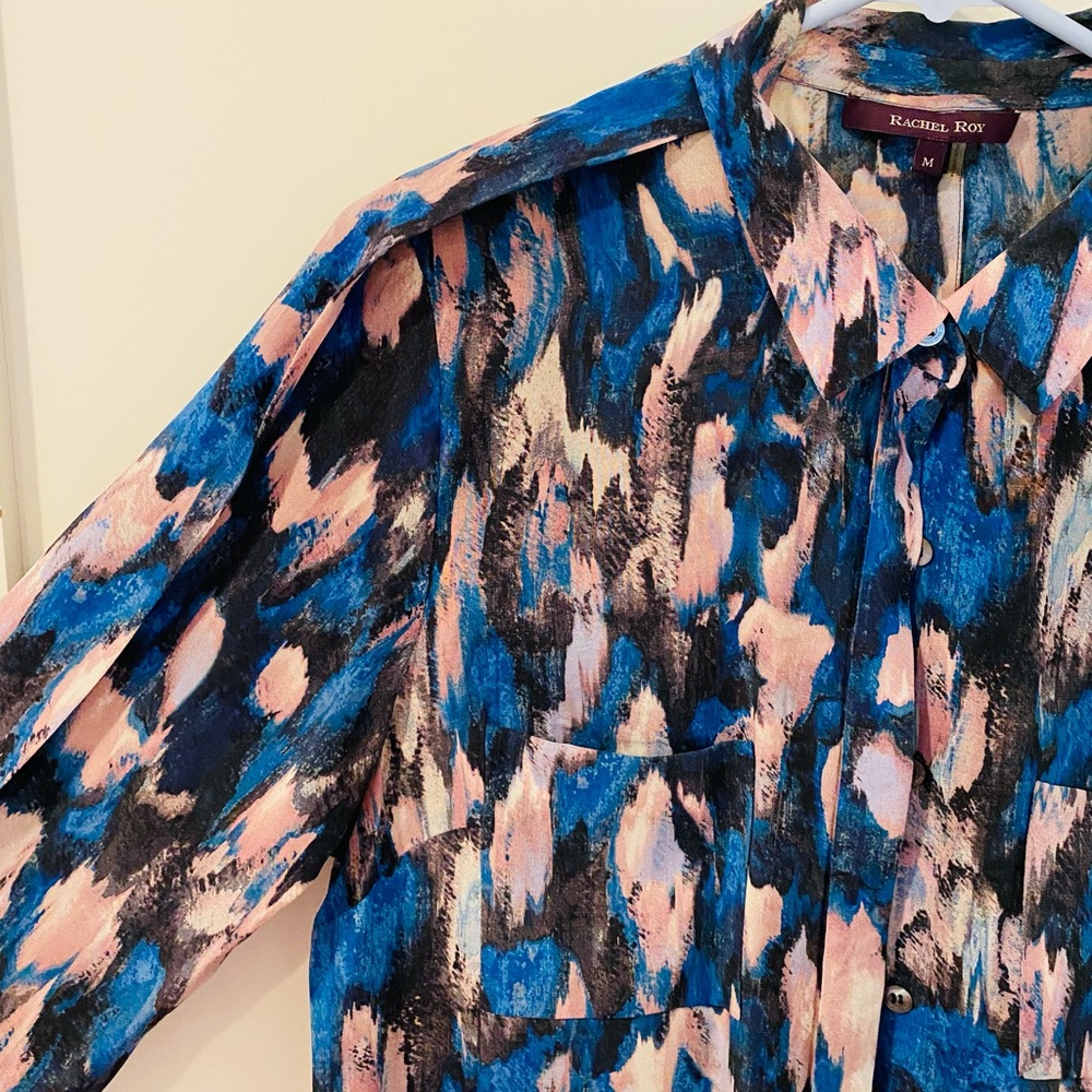 Gorgeous print silk shirt
